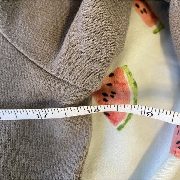 Vintage Y2K Metro Style Tall Brown Neon Trim Full Zip Jacket Activewear - Picture 9 of 10